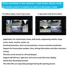 4-Kanal-Video-Splitter 1080P AHD DC12V/24V Ka...