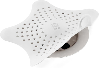 Starfish Drain Cover/Hair Catcher, White