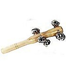 1 X Fair Trade Vietnamese Wooden Hand Shaker Bell Bells