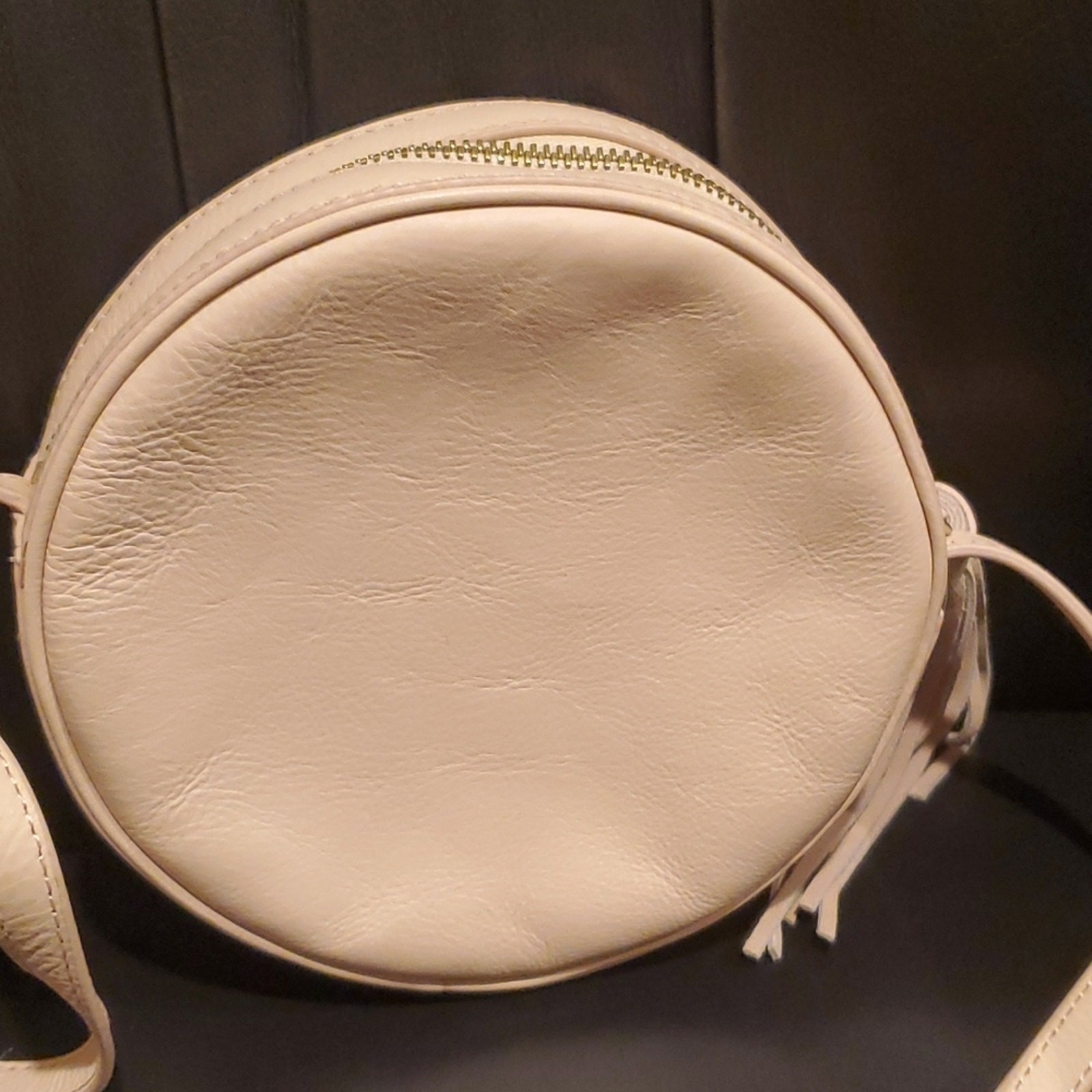 MARK & GRAHAM Circle Leather Crossbody Handbag