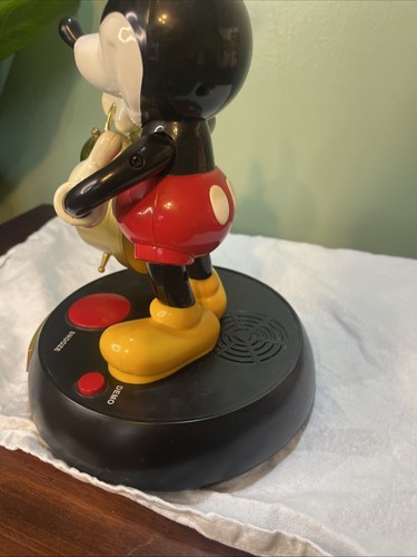 Disney Mickey Mouse sprechender Wecker Vintage getestet und funktioniert bitte lesen - Bild 7 von 20
