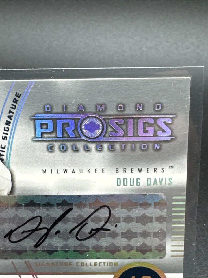 2004 UD Diamond Collection Pro Sigs - Signature Collection Doug Davis #172 (AU) - Imagem 3 de 4