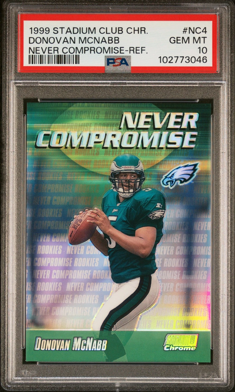 Donovan McNabb Stadium Club Chrome Never Compromise #NC4 Never Compromise