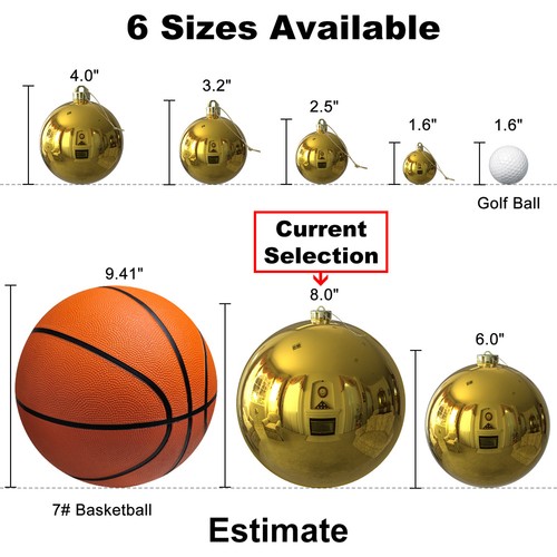Christmas Ball Ornaments Shatterproof Indoor Outdoor Christmas Tree Decoration - Picture 6 of 81