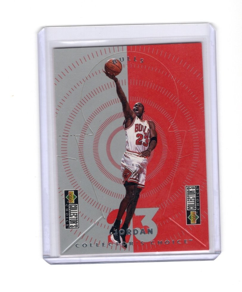 1997-98 UPPER DECK COLLECGTOR'S CHOICE MICHAEL JORDAN #M30 MINIATURES BULLS