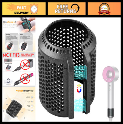 Magnetic Hair Dryer Filter Cover for Dyson Supersonic HD01 HD03 HD08 HD15 - Gray