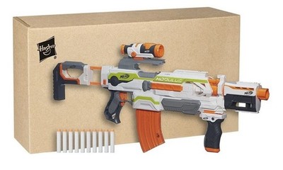 Nerf N-Strike B1538 Modulus ECS-10 Blaster with the Multiple Gear Upgrade New