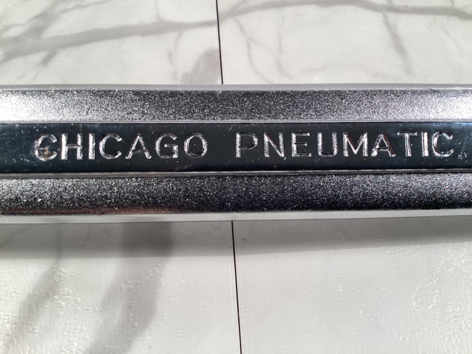 Vtg Chicago Pneumatic NOS Combination Wrench Set 14 Pc Professional Tools Chrome