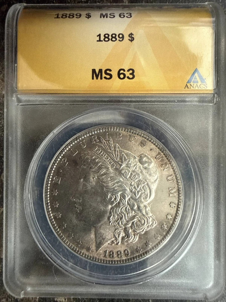 MS 63 Graded 1889 Year Morgan US Dollars (1878-1921) for sale | eBay
