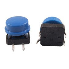 20pcs Momentary Tact Tactile Push Button Switch 12 x 12 x 12mm 4Pin DIP Cap