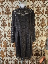 EVAN PICONE Black Lace Lined Party/Cocktail Women's Size 12 Dress
