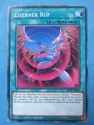 Yugioh - Eiserner Ruf - 1. Auflage - SR10-DE026 - Common - NM - Deutsch