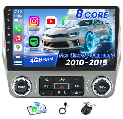Car Radio Stereo Carplay For  Camaro 4+64G 9in FM