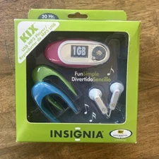 Insignia Kix 2GB USB MP3 Player Digital Music Best Buy Exclusive - NEW IN BOX