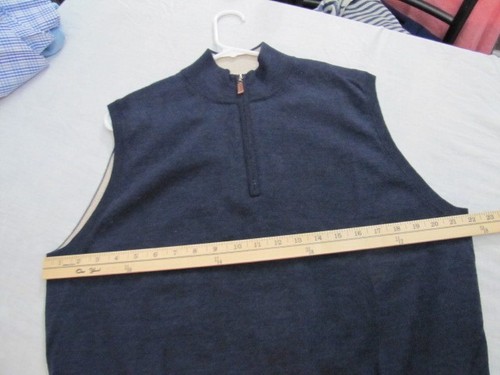 Peter Millar Navy Pullover Weste Gr. Medium - Bild 4 von 4
