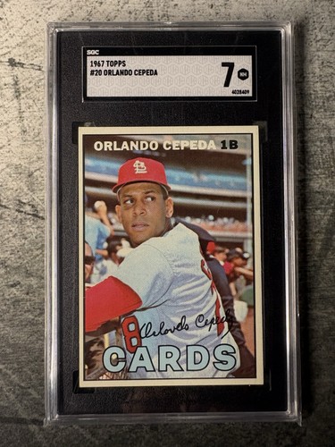 Orlando Cepeda #20 1967 Topps card