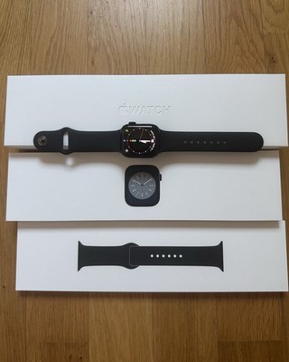 Apple Watch Series 8 GPS 41mm Midnight Mitternacht OVP