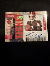 2025 Contenders Shedeur Sanders Cracked Ice /24 Rookie Ticket Auto Variation RC