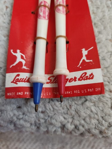 Vintage New York Yankees Louisville Slugger Ball Point Pen Set & Wrist Bands 80s - Picture 8 of 9