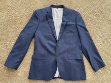 J.Crew Ludlow 2 Pcs Suit Blue Stretch 99 Wool Jacket Blazer 42R Pant 32x30 Slim