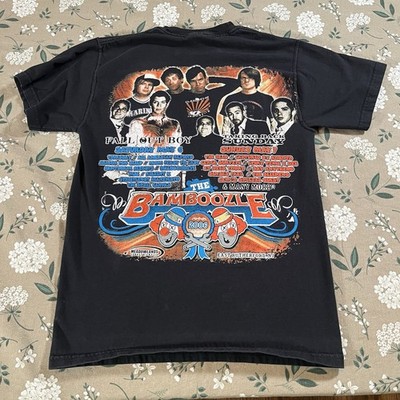 Vintage 2006 The Bamboozle Festival Taking Back Sunday Fall Out Boy T-Shirt S