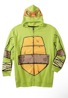 Teenage Mutant Ninja Turtles Michelangelo's Child s Hoodie NWT Sz XL (14/16)