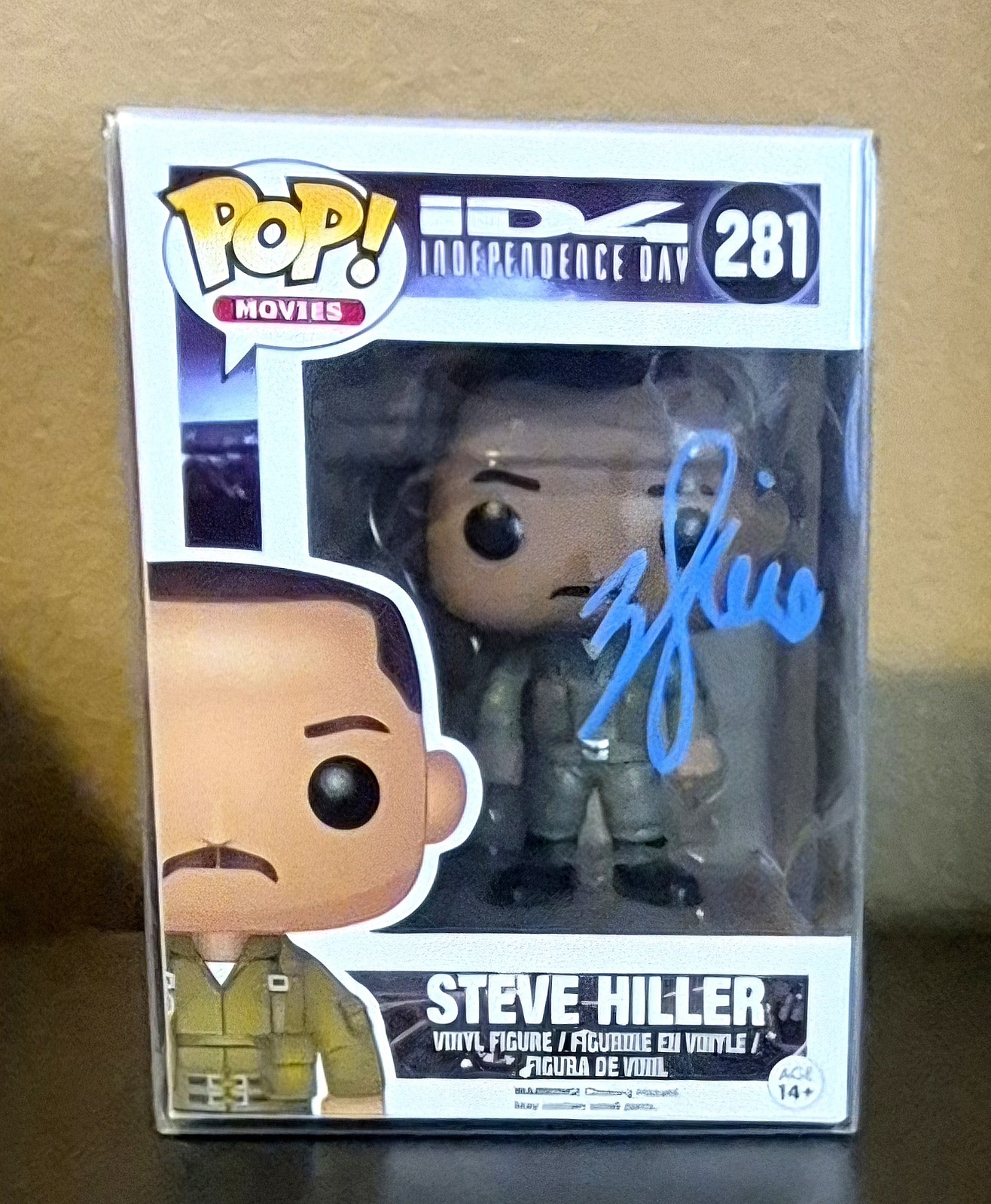 Wil Smith Autographed Signed Will Smith Independence Day Steve Hiller #281 Funko Pop PSA 