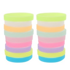 36pcs Glow in The Dark Silicone Bracelets - Children Colored Luminous