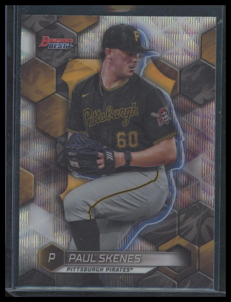 2023 Bowman's Best #TP-22 Paul Skenes Top Prospects Wave Refractors