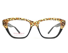 Jean Lafont Eyeglasses Frame LEONIE 380 Black Leopard Print Cat Eye 53-17-138