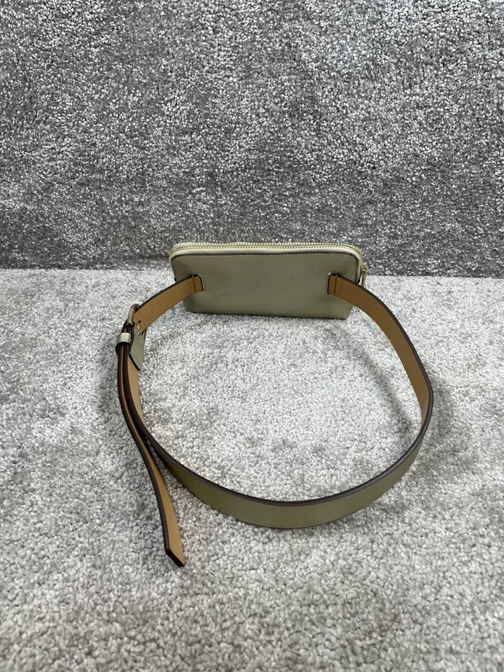 Bolso Kate Spade New York Mujer Cuero Gris Top Cremallera Cinturón Cintura Ajustable Foto 3 de 4