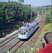 6x6 Color DIA +DATEI Bundesbahn Glaszug BR 491 Jubiläumsparade Nür=Langwasser 85