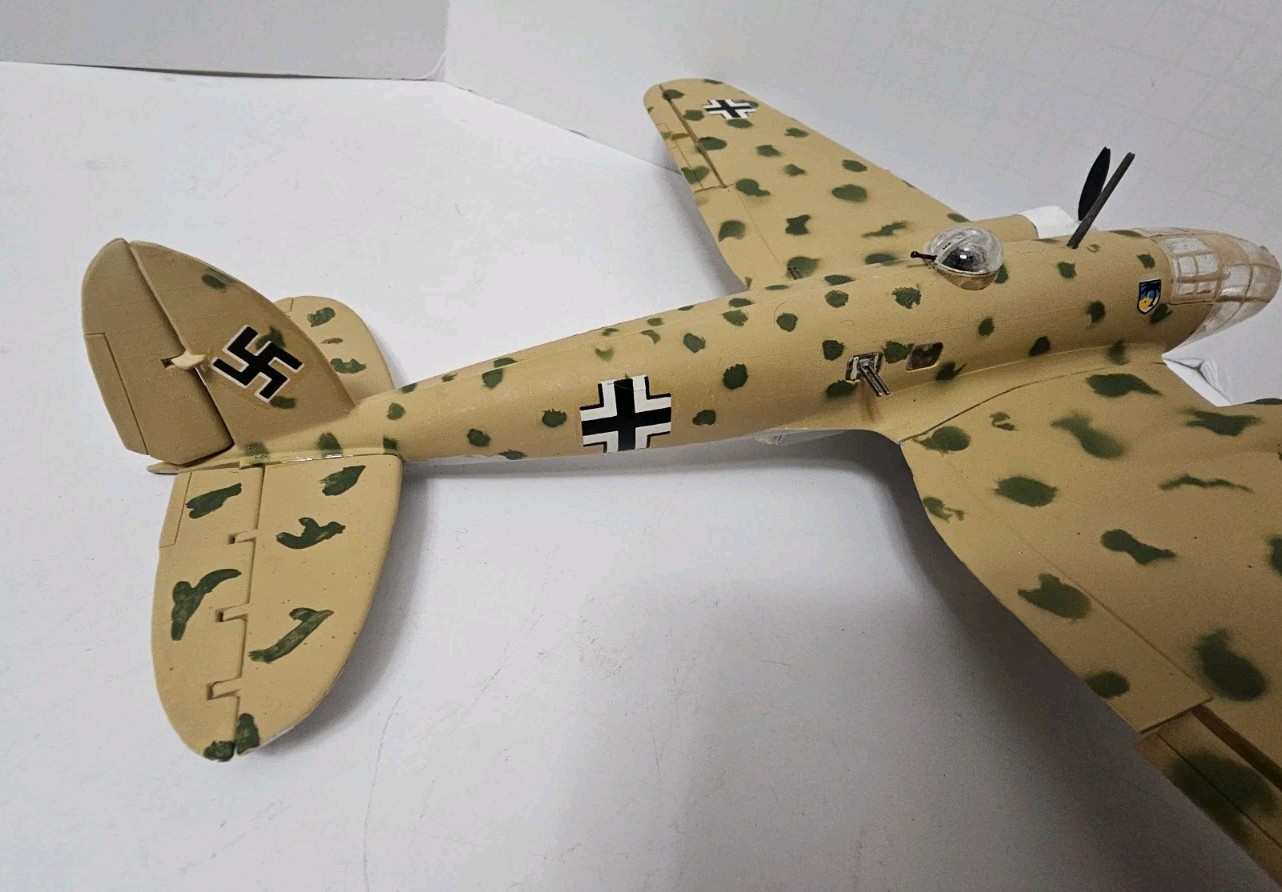 1/72 German He.111 H-6 Medium Bomber - Built & Camouflage Painted