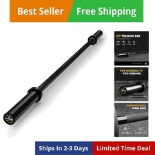 4ft/4.9ft/6ft Barbell for Strength Training and Olympic Weightlifting, 2 Inch...