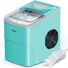 Ice Makers Countertop, 9 Cubes Ready in 6 Mins, 26lbs in 24Hrs, Self-Cleaning...