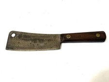 Lamson & Goodnow USA Vintage 6" Blade Carbon Steel Butcher Cleaver made in USA