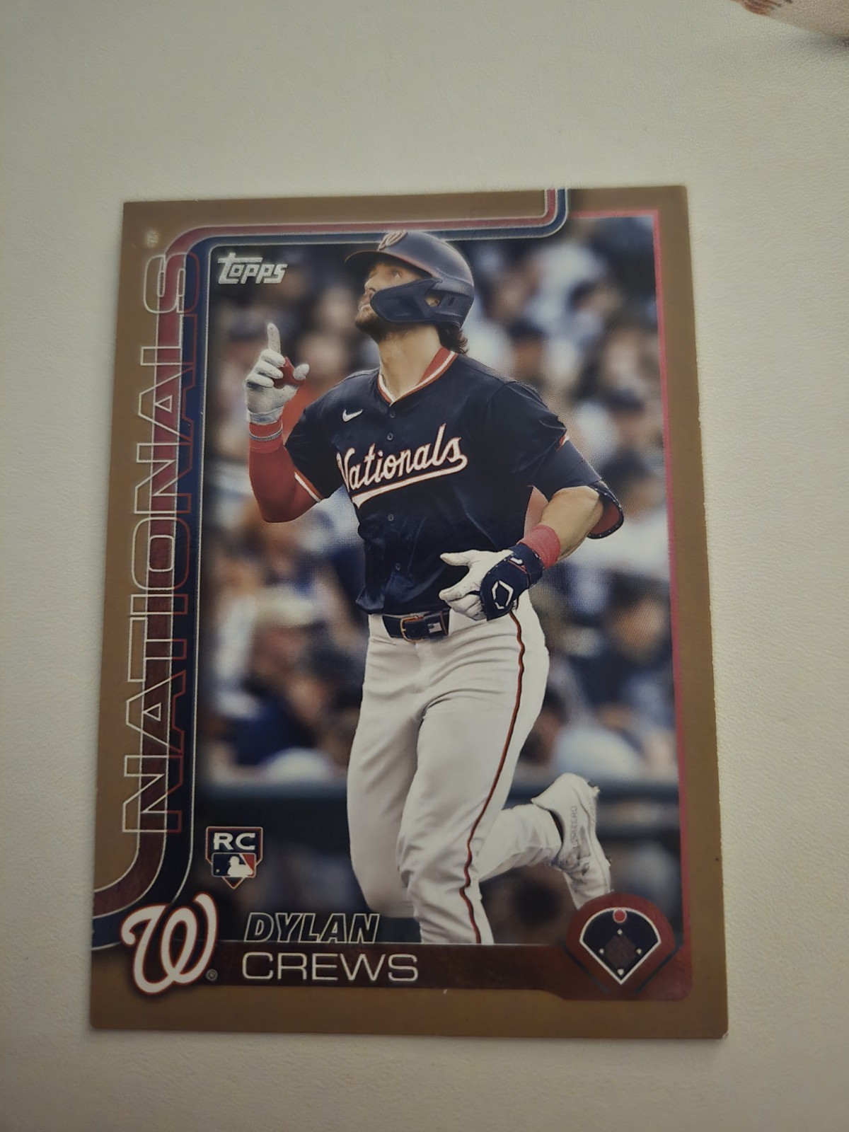2025 Topps Series 1 - Dylan Crews #74 Gold /2025 (RC)