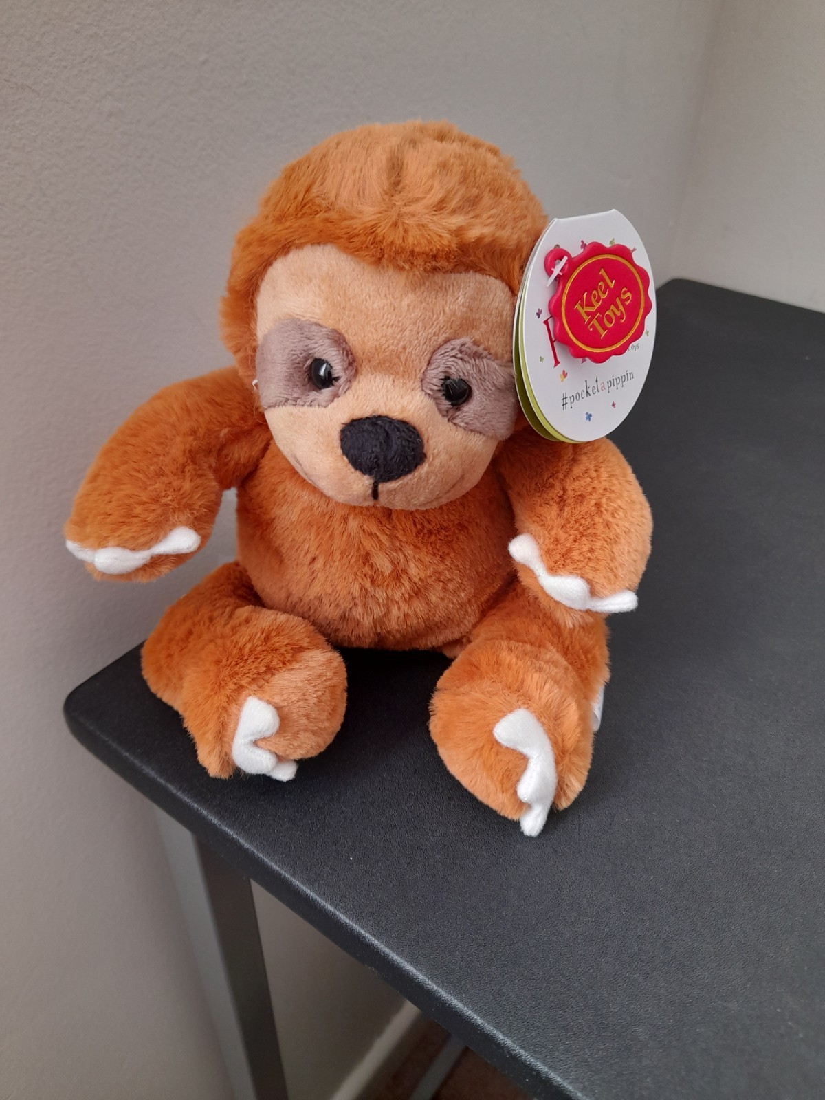 KEEL SOFT TOYS BEANIE - PIPPINS SLOTH - BRAND NEW