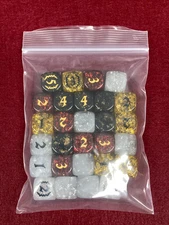 Oathsworn Into The Deepwood Premium Amberlight Dice Set (28 Dice)