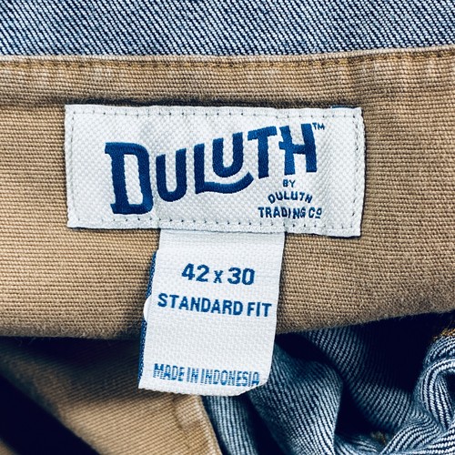 Duluth DoubleFlex Ballroom Jeans Men's 42x30 Blue Denim Standrd Fit Straight Leg - Picture 5 of 12