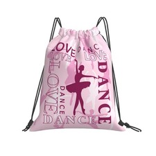 Dance Bags For Dancers Gym Drawstring Stuff Ballet Backpack Gifts For Little ...