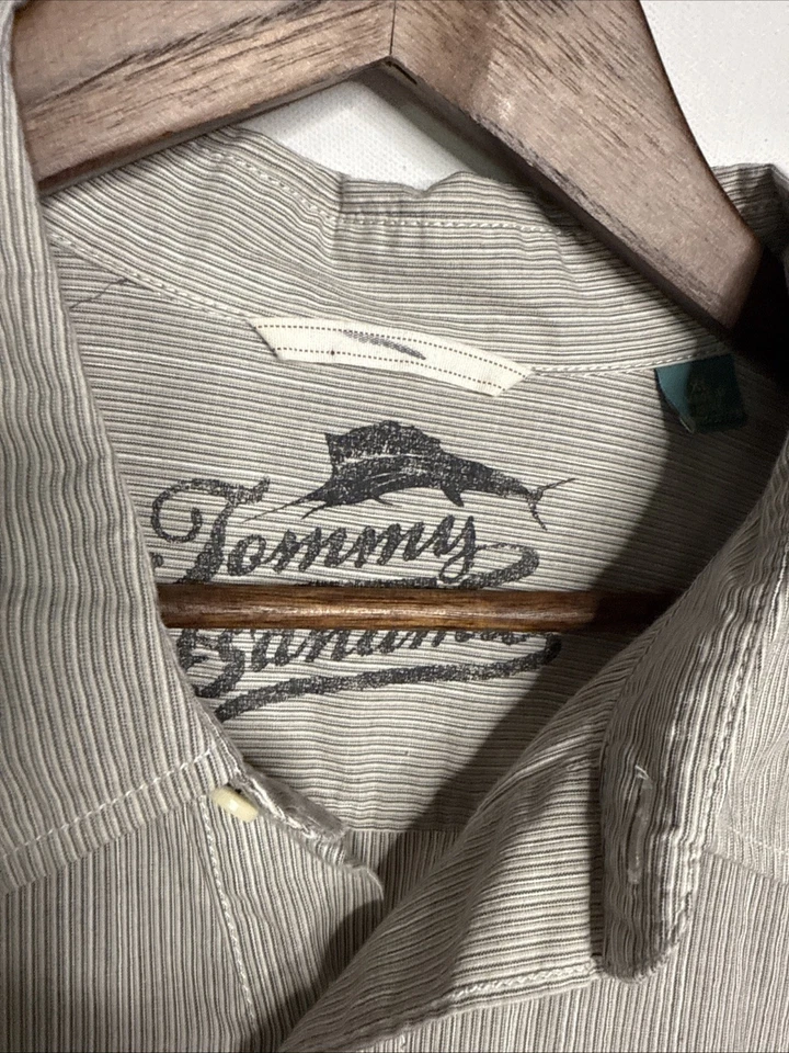 Tommy Bahama Relax Men’s XL 100% Linen Long Sleeve Button Up Shirt - Image 2 of 4