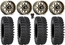 ITP Hurricane 15" Wheels Bronze 33" XT400 Tires Can-Am Renegade Outlander