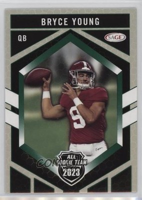 2023 SAGE High Series All-Rookie Team Green Bryce Young #RT-176 Rookie RC 1g2v