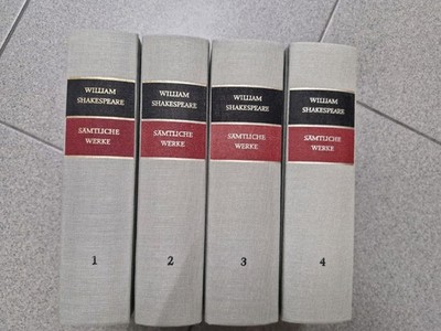 William Shakespeare 4 Bände Hardcover Leinen