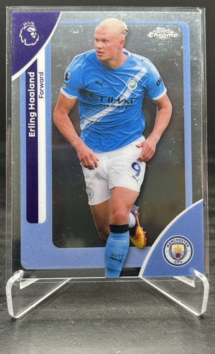 2026 Topps Chrome Premier League Soccer Erling Haaland #125