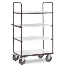 Wózek piętrowy Fetra ESD 9301 do 9303 z 4 piętrami (1x stały i 3x luzem)