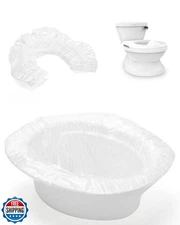 50 Pcs Potty Liners for Ingenuity Summer Infant My Size Potty Pro, Toilet Sea