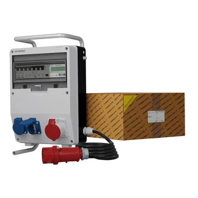 Stromverteiler TD-S/FI 16A 2x230V SKHU Kabel Stromzähler MID Doktorvolt® 0526 - Bild 1 von 3