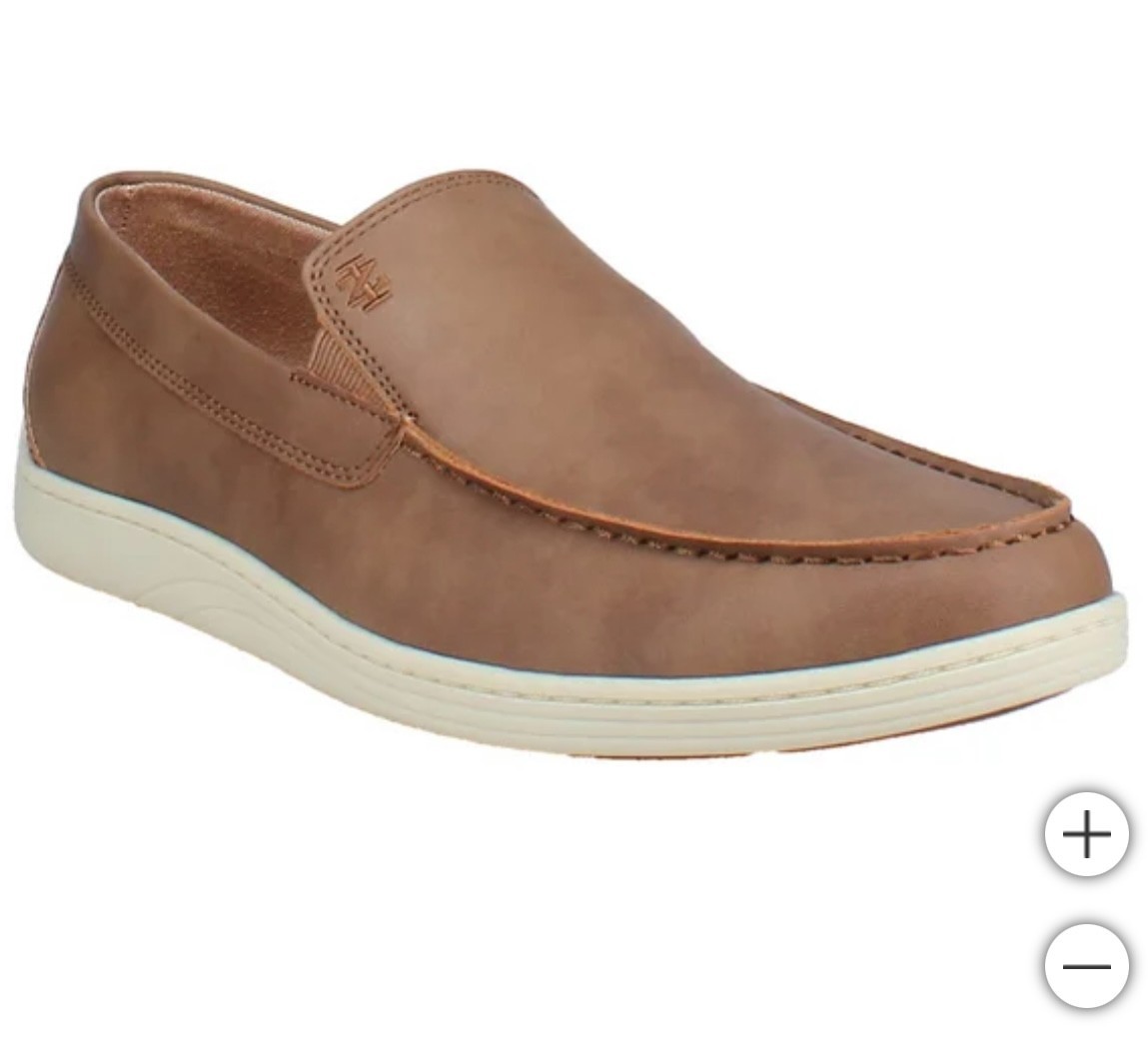 Izod Men\'s Seapoint Memory Foam Loafers - Tan - Size 12 NWT IZOD Seapoint Tan Memory Foam Men main image 3